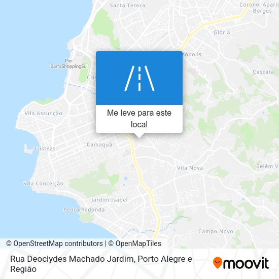 Rua Deoclydes Machado Jardim mapa