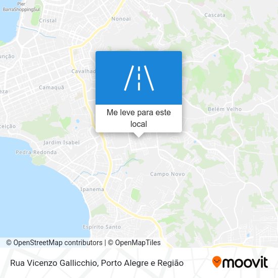 Rua Vicenzo Gallicchio mapa