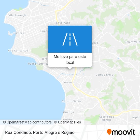 Rua Condado mapa