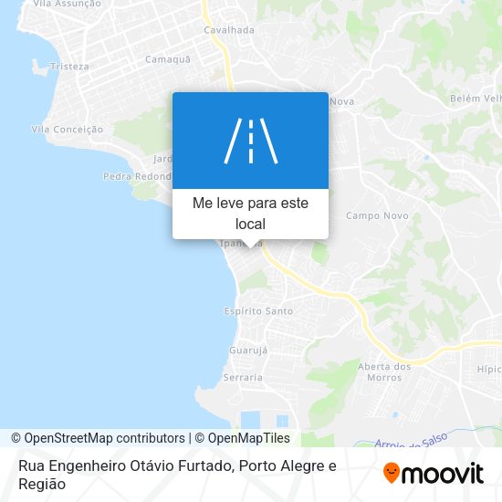 Rua Engenheiro Otávio Furtado mapa