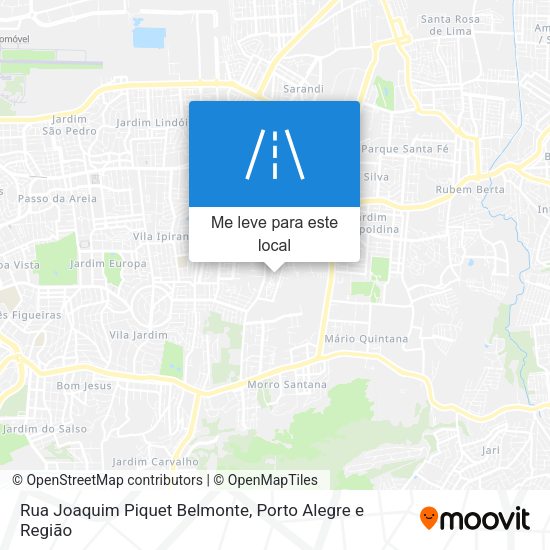 Rua Joaquim Piquet Belmonte mapa