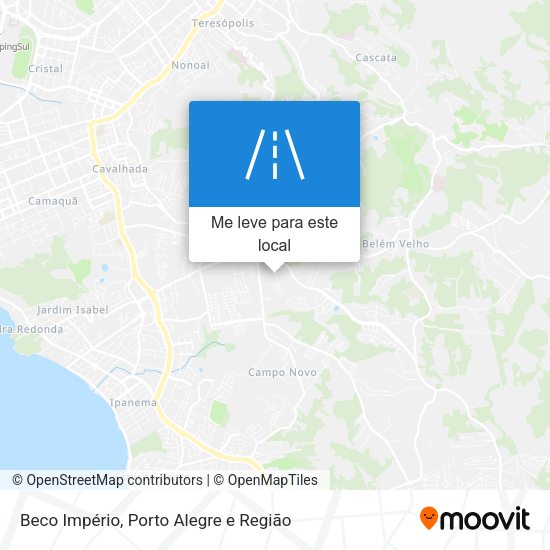 Beco Império mapa