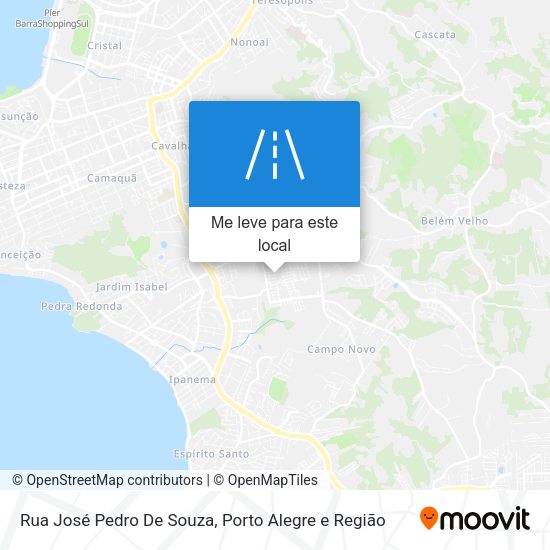 Rua José Pedro De Souza mapa