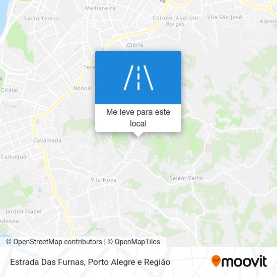 Estrada Das Furnas mapa