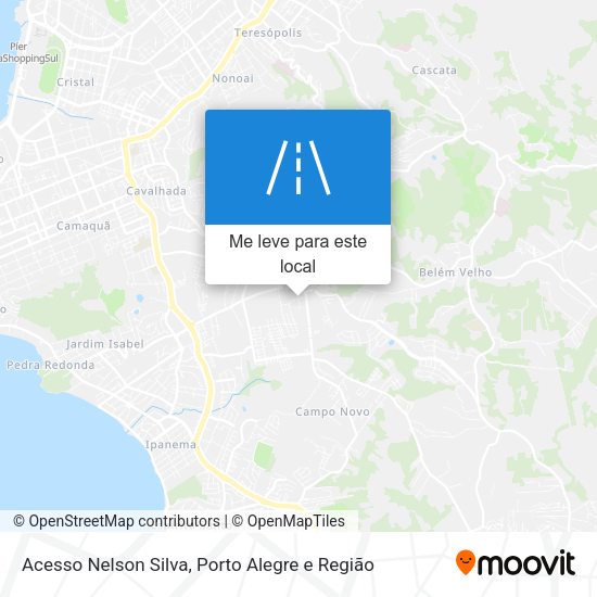 Acesso Nelson Silva mapa