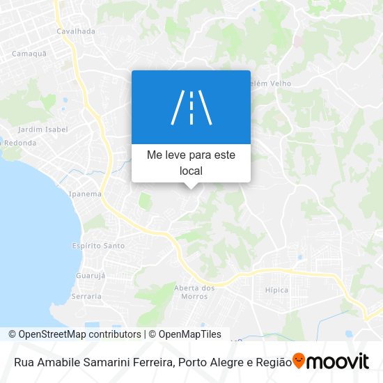 Rua Amabile Samarini Ferreira mapa