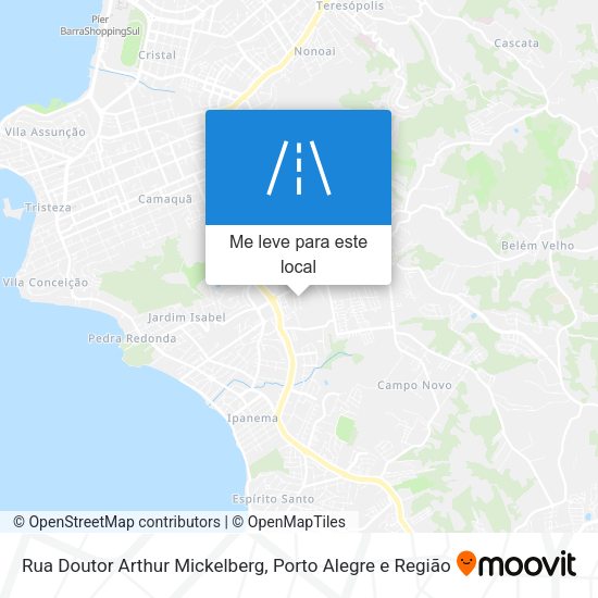 Rua Doutor Arthur Mickelberg mapa