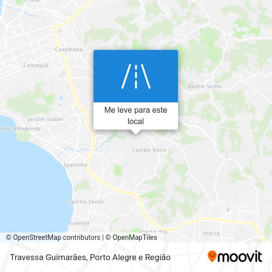 Travessa Guimarães mapa