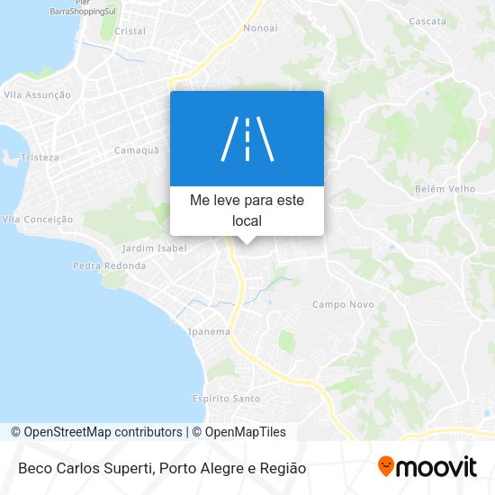 Beco Carlos Superti mapa