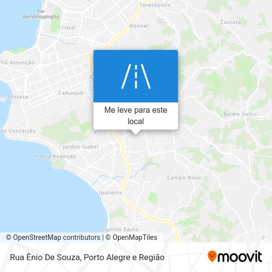 Rua Ênio De Souza mapa