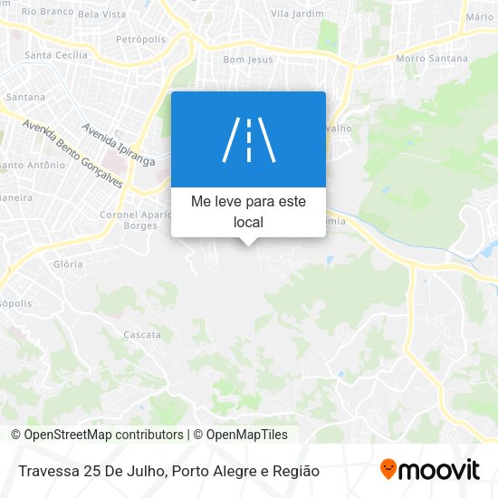 Travessa 25 De Julho mapa