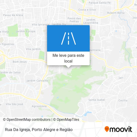 Rua Da Igreja mapa