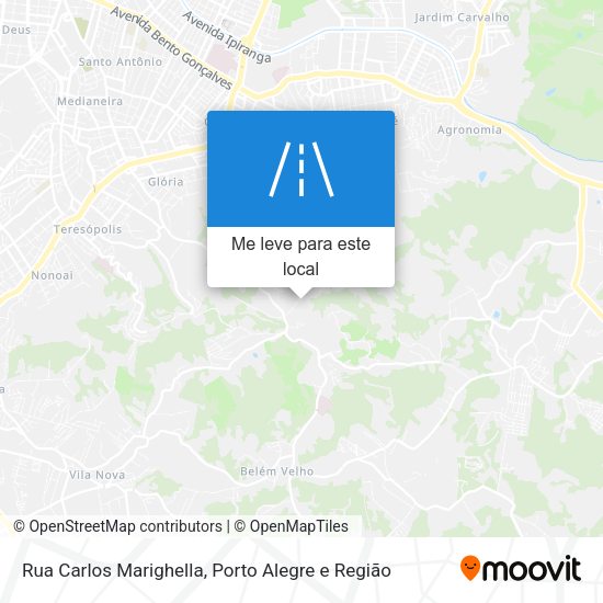 Rua Carlos Marighella mapa