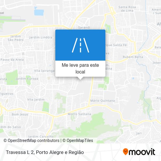 Travessa L 2 mapa