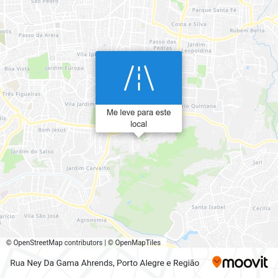 Rua Ney Da Gama Ahrends mapa