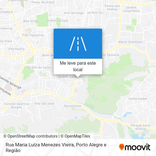 Rua Maria Luiza Menezes Vieira mapa