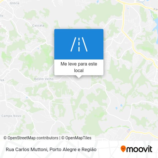 Rua Carlos Muttoni mapa