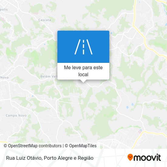 Rua Luiz Otávio mapa