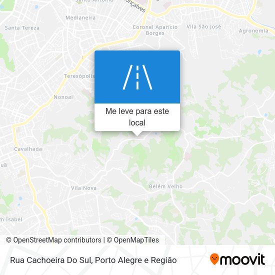 Rua Cachoeira Do Sul mapa
