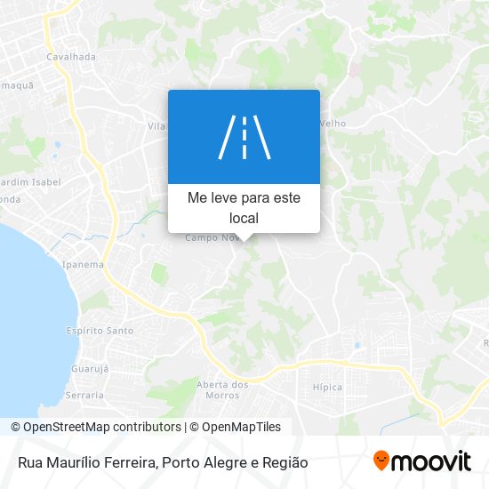 Rua Maurílio Ferreira mapa