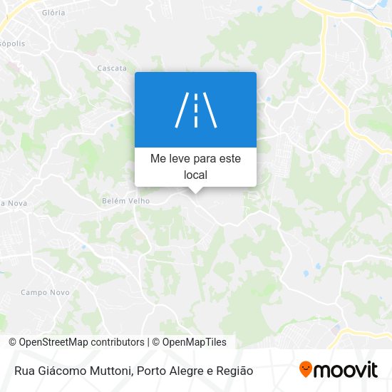 Rua Giácomo Muttoni mapa
