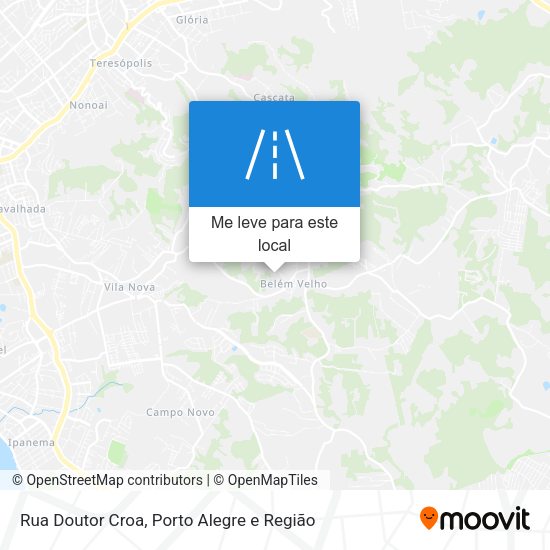 Rua Doutor Croa mapa