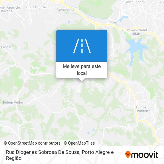 Rua Diogenes Sobrosa De Souza mapa