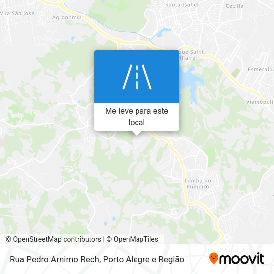 Rua Pedro Arnimo Rech mapa