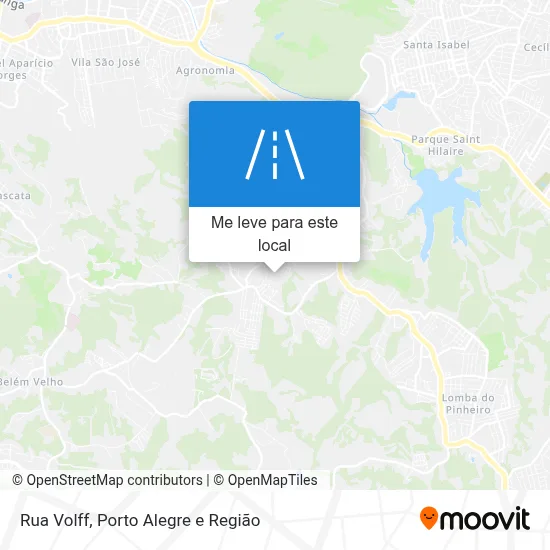 Rua Volff mapa