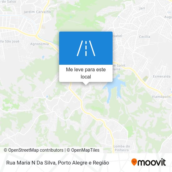 Rua Maria N Da Silva mapa