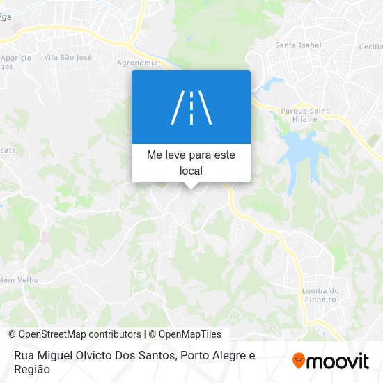 Rua Miguel Olvicto Dos Santos mapa