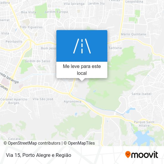 Via 15 mapa