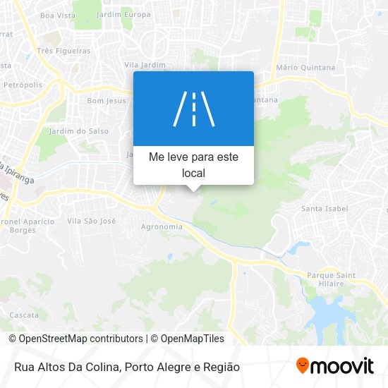 Rua Altos Da Colina mapa