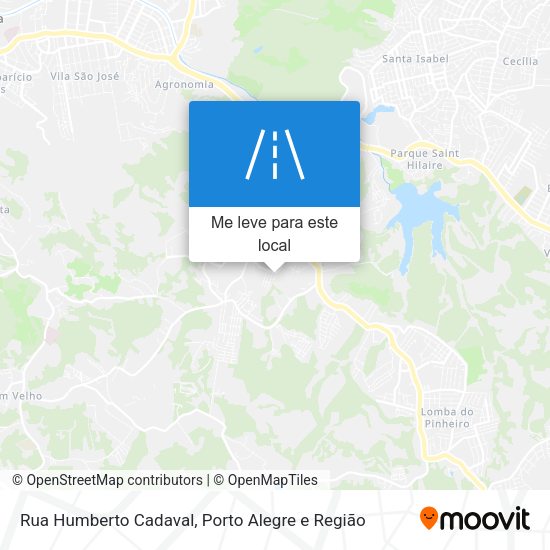 Rua Humberto Cadaval mapa