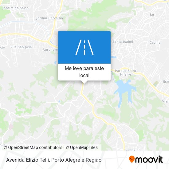 Avenida Elizio Telli mapa