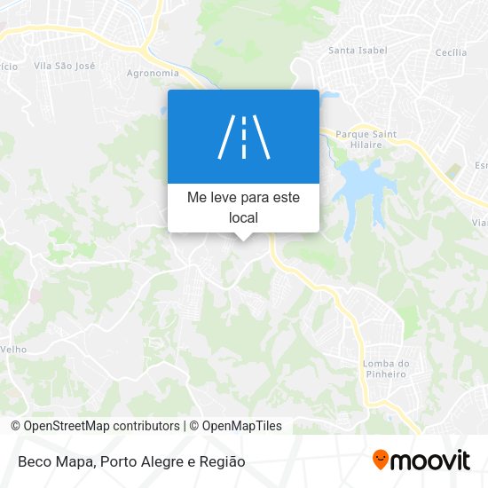 Beco Mapa mapa
