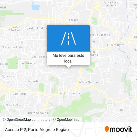Acesso P 2 mapa
