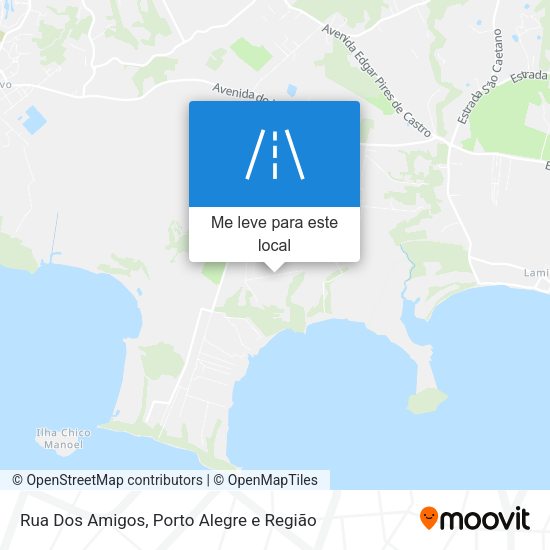 Rua Dos Amigos mapa