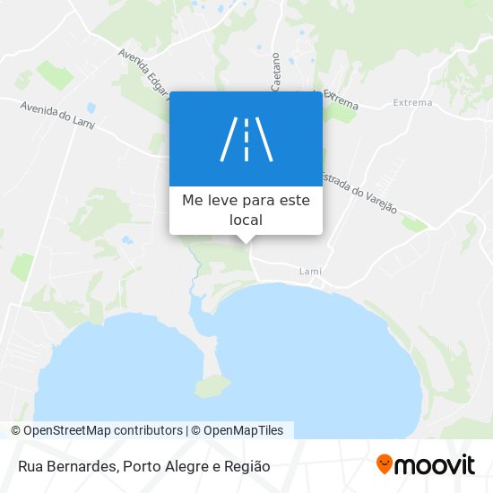 Rua Bernardes mapa