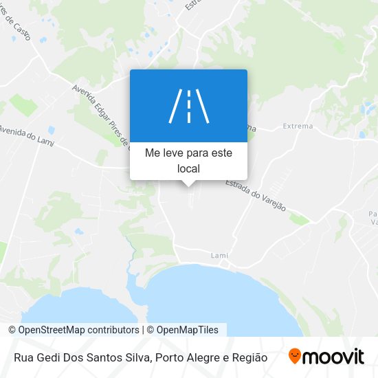 Rua Gedi Dos Santos Silva mapa