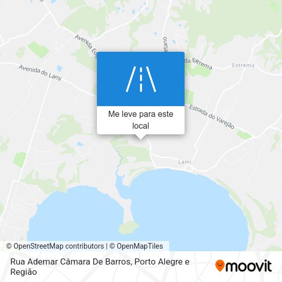 Rua Ademar Câmara De Barros mapa