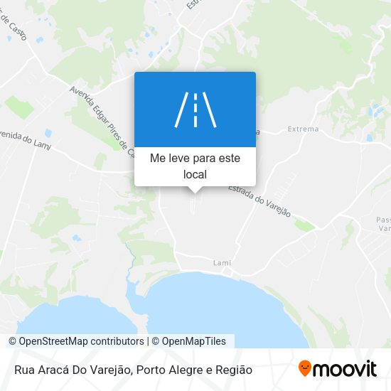 Rua Aracá Do Varejão mapa