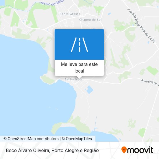 Beco Álvaro Oliveira mapa