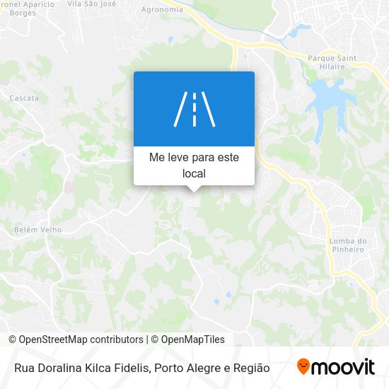 Rua Doralina Kilca Fidelis mapa