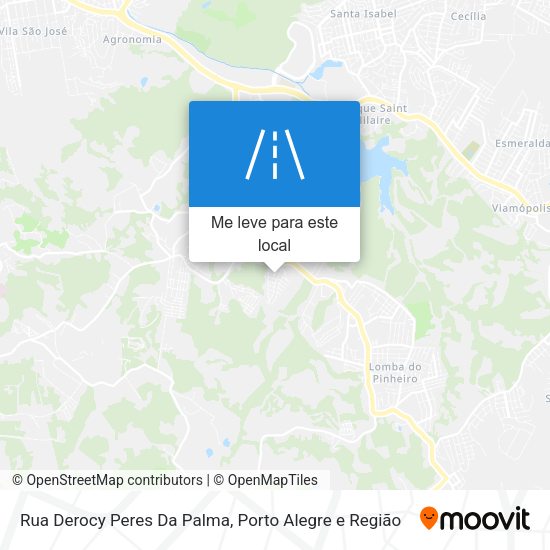 Rua Derocy Peres Da Palma mapa