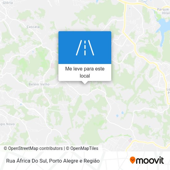 Rua África Do Sul mapa