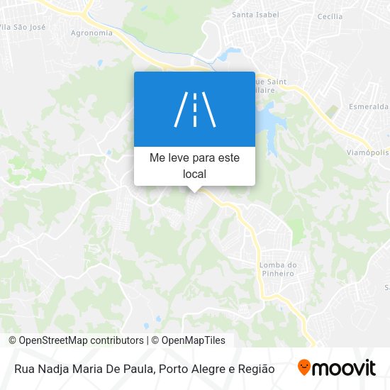 Rua Nadja Maria De Paula mapa