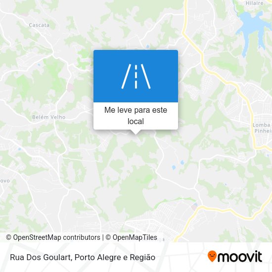 Rua Dos Goulart mapa