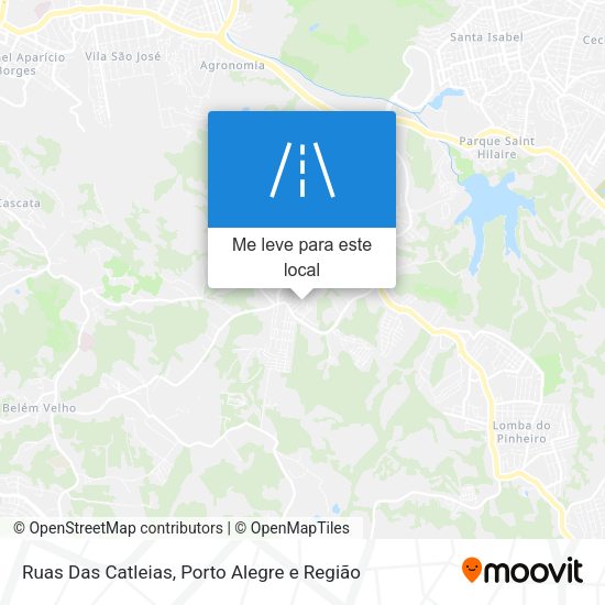 Ruas Das Catleias mapa