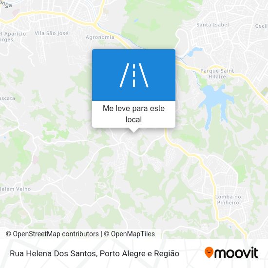 Rua Helena Dos Santos mapa